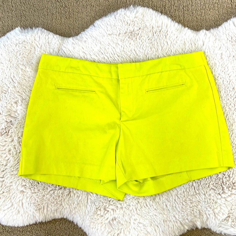 GAP Neon Yellow Stretch Shorts